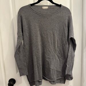 Altar'd State Gray Crew Neck Sweater Soft Knit